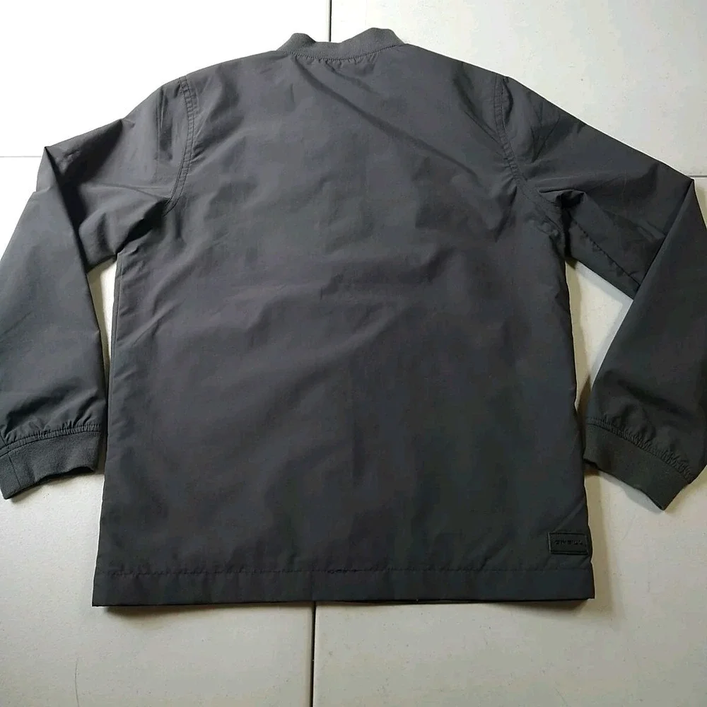 O'Neill Jacket Boys L Black Snap Baseball Sports Outdoors Activity Long Sleeve‎